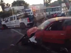 Accidente automovilístico deja una persona lesionada en Culiacán