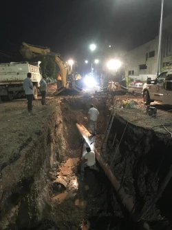 JAPAC termina reparación de fuga de Revolución e Hidalgo en Culiacán