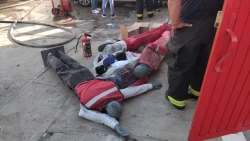 Incendian intencionalmente negocio de uniformes en Culiacán y moviliza a cuerpos de emergencia
