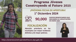 En diciembre inicia nuevo registro de Jóvenes Construyendo el Futuro