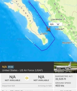 Responden al sobrevuelo de avión de EEUU en Sinaloa