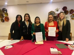 AMMJE firma convenio con CJM Ahome en beneficio de las mu