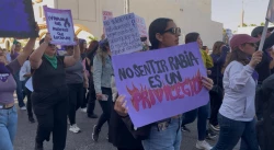 ¡Mujer escucha, esta es tu lucha! Se manifiestan cientas de mujeres en Los Mochis por el 8M