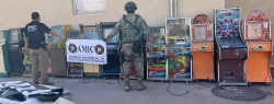 Aseguran máquinas tragamonedas y droga en los municipios de Cajeme y Bácum