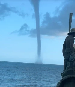 “Tromba marina en Peñasco, fenómeno sin consecuencias para la población”: CEPC