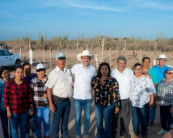 Entrega Gobierno de Sonora obra de electrificación en comunidad de Huatabampo