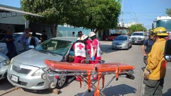 Hombre resulta lesionado tras fuerte choque en Culiacán; el responsable se dio a la fuga