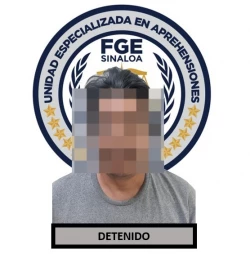 FGE Sinaloa ejecuta orden de aprehensión contra Armando "N" por tentativa de homicidio y violación agravada