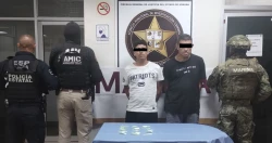 Operativo conjunto captura a dos sujetos con narcótico y vehículo robado
