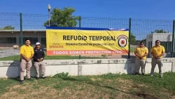 Instalan refugio temporal en el Centro Educativo Toledo Corro de Escuinapa