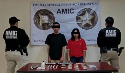 Cateos en San Luis Río Colorado culminan en la detención de tres personas y aseguramiento de narcótico