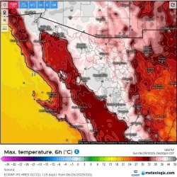 Llaman a tomar medidas de prevención por altas temperaturas y posibles lluvias
