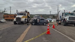Un mujer sin vida y un hombre lesionado deja como saldo choque al norte de Mazatlán