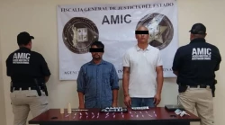 Cateo positivo en San Luis Río Colorado lleva a la captura de dos probables narcomenudistas