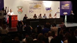 Inauguran en la URS de la UAS, Foro Universitario para la construcción del PDI 2029