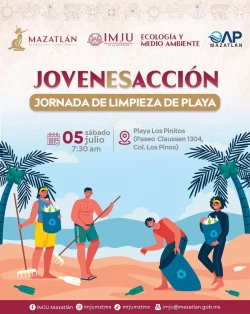 IMJU invita a jóvenes a participar en limpieza de playas 