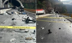 Se registra volcadura de pipa en la Mazatlán - Durango; el chofer perdió la vida 