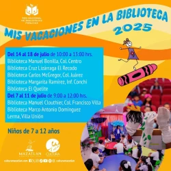 Biblioteca Ingeniero Manuel J. Clouthier inicia taller infantil gratuito "Factor Sorpresa"