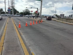 SSPyTM cierra cruce de Arjona y Villas del Río por trabajos de Ferromex en Culiacán