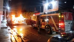 Se registra incendio en vivienda de la Francisco Villa
