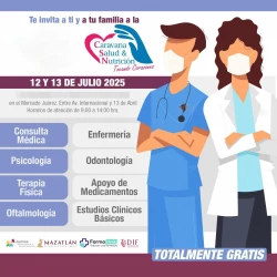 DIF Mazatlán llevará a cabo la primera caravana médica gratuita “Tocando Corazones”