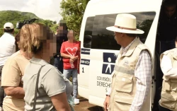 Recoge testimonios en Tacuichamona la CEDH en Sinaloa