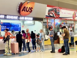 Moderada afluencia de pasajeros en Culiacán