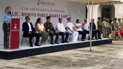 Mazatlán conmemora el 153 aniversario luctuoso de Benito Juárez con acto cívico solemne