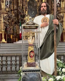 Llegarán nuevamente a Mazatlán este miércoles las Reliquias de San Judas Tadeo
