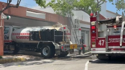 Incendio en laboratorios de la UAS moviliza a cuerpos de emergencia
