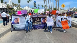 Se manifiestan familiares de Cecilia y Cristina, jóvenes desaparecidas desde el 21 de julio en Mazatlán