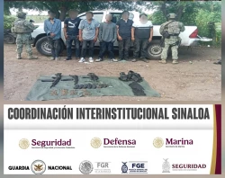 Detienen a 6 hombres, y liberan 2 personas privadas de la libertad