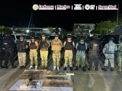 Detienen a 6 sujetos en Tabasco en el marco de la Estrategia Nacional Antisecuestro