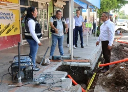 Supervisión permanente de obras por parte del alcalde, garantiza calidad y cumplimiento en los tiempos de ejecución en Navolato