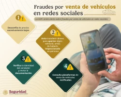 Alerta SSPC sobre fraudes por venta de vehículos en redes sociales
