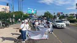 Se manifiestan trabajadores del IMSS Mazatlán para exigir una jubilación digna