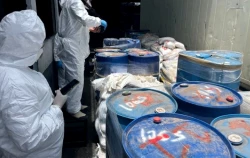 FGR destruye más de 290 mil pastillas de fentanilo en el Estado de México
