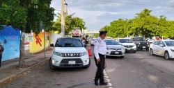 Con fuerte operativo vial inicia el ciclo escolar en Culiacán