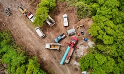 JAPAC trabaja en reparación de tubería de agua potable en Culiacán tras fuga registrada durante la madrugada