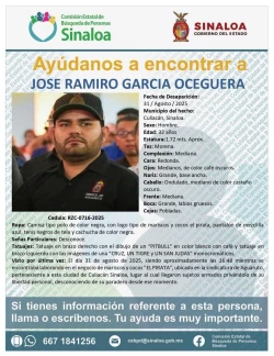 Localizan con vida al síndico de Aguaruto, José Ramiro García Oceguera