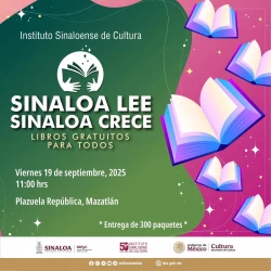 Mazatlán tendrá jornada de fomento a la lectura con entrega de paquetes gratuitos