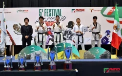 Brilla el mazatleco Álvaro Alexander Chávez Ontiveros en el Quinto Festival Mexicano de Taekwondo
