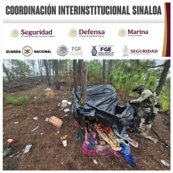 En Culiacán, Elota y Cosalá, el Grupo Interinstitucional asegura 8 áreas de concentración de químicos