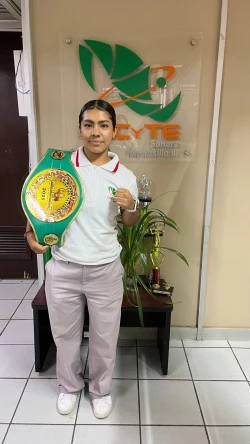 Alumna de Cecyte conquista campeonato nacional y clasifica a mundial de boxeo 