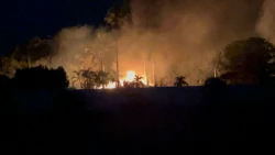 Grupo armado incendia hacienda en Bachigualato, en Culiacán