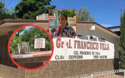 ¡Alerta! Roban cableado en primaria Francisco Villa, 300 niños sin clases
