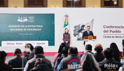 Informa Omar García Harfuch avances en materia de seguridad en México