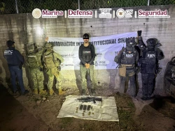 Fuerzas Armadas detienen a Filiberto "N", integrante de célula delictiva en Sinaloa