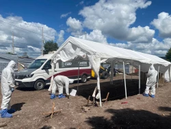 Se localizan siete cuerpos en la segunda etapa de excavación arqueológica-forense en Culiacán