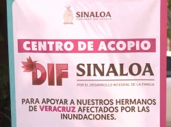 Se instalan centros de acopio en Sinaloa para apoyar damnificados en Veracruz